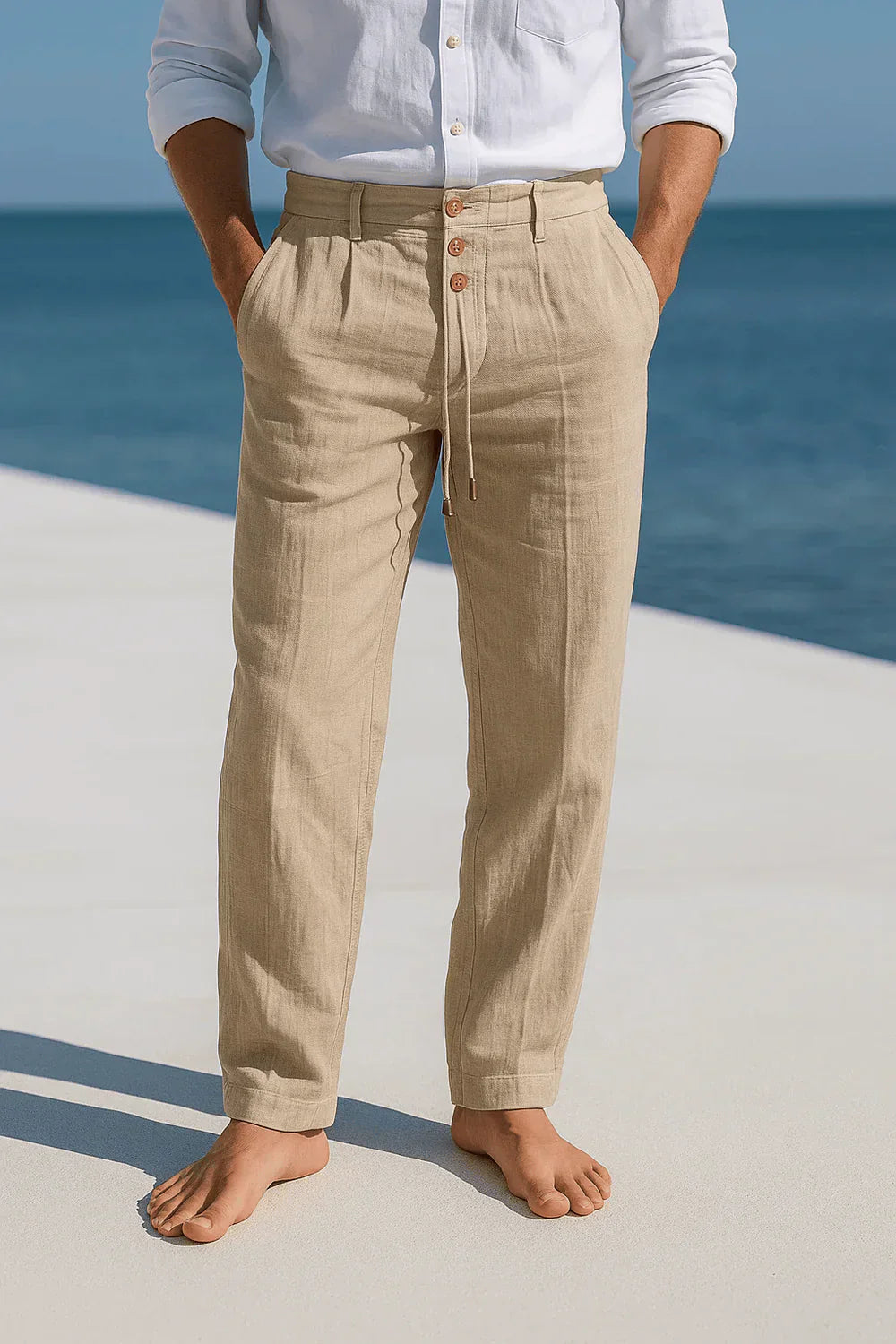 Michael | Breathable Premium Cotton Summer Trousers 1