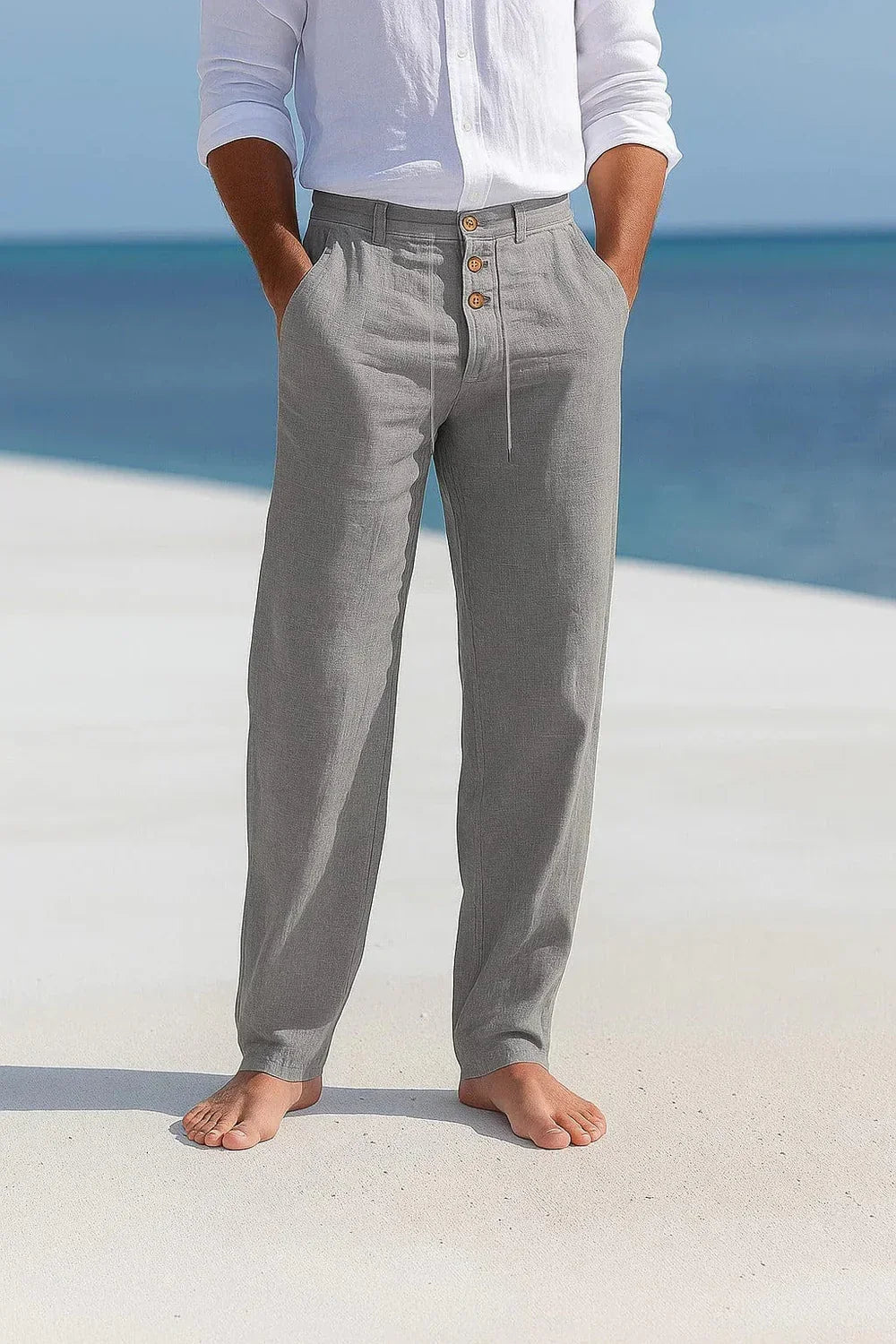 Michael | Breathable Premium Cotton Summer Trousers 2