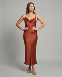 Seraphina | Elegantes Satinkleid für Damen
