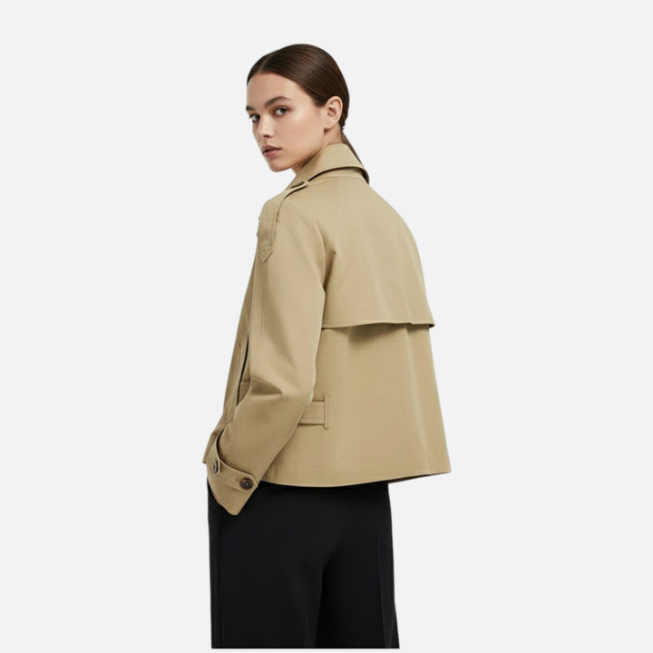 Mila | Women's Short Trench Coat Chic Timeless 2