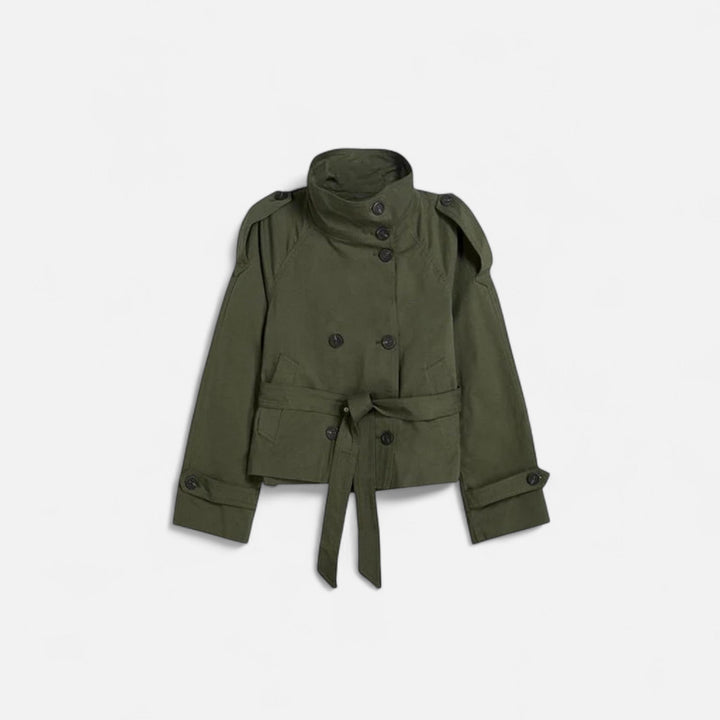 Mila | Women's Short Trench Coat Chic Timeless 3