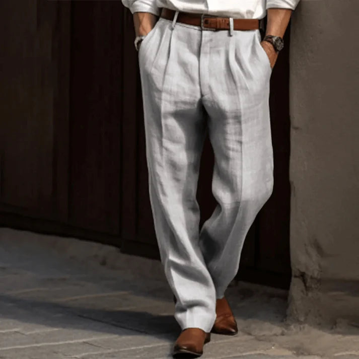 Milan | Comfortable and elegant pinstripe trousers 0