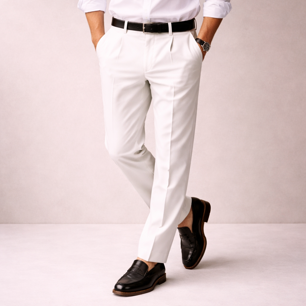 Milan | Comfortable and elegant pinstripe trousers 1