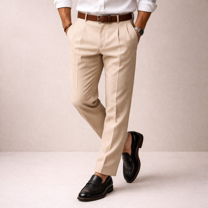Milan | Comfortable and elegant pinstripe trousers 2