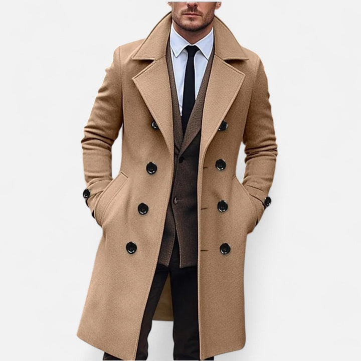 Milan | Long Men's Coat Elegant Warm Timeless 0