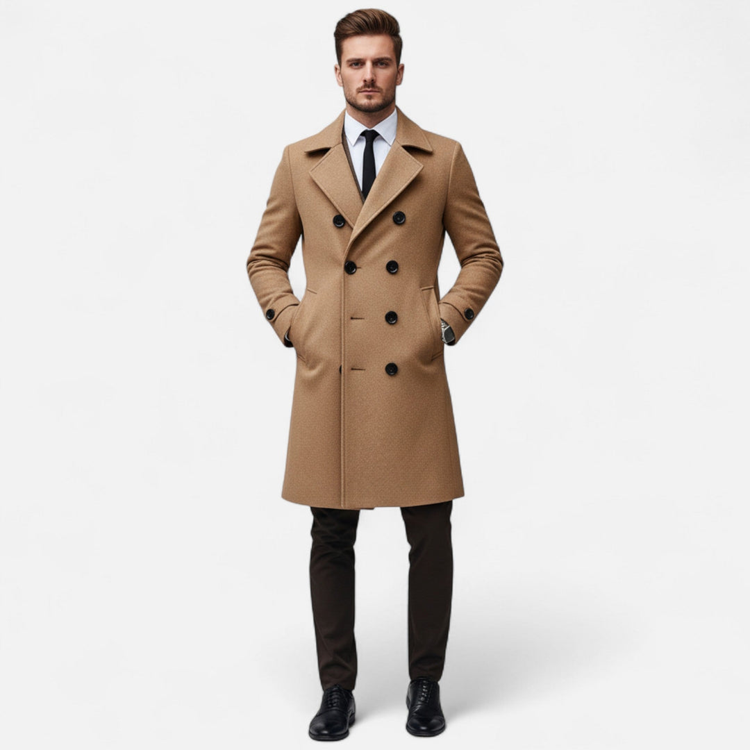 Milan | Long Men's Coat Elegant Warm Timeless 1