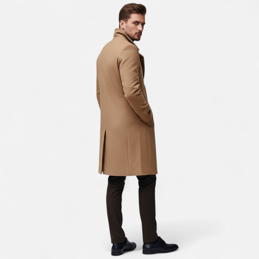 Milan | Long Men's Coat Elegant Warm Timeless 2