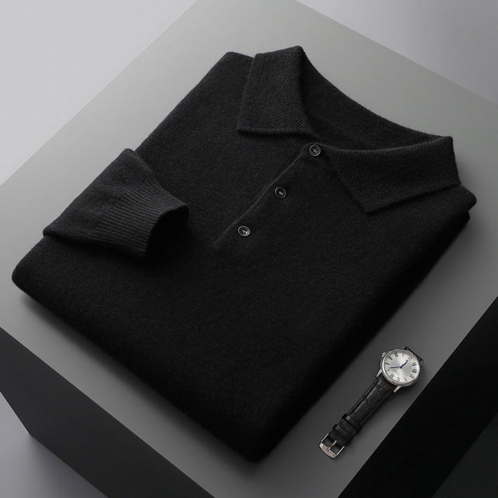 Milan | Long Sleeve Polo Shirt – Elegant, Comfortable & Stylish for Men 4
