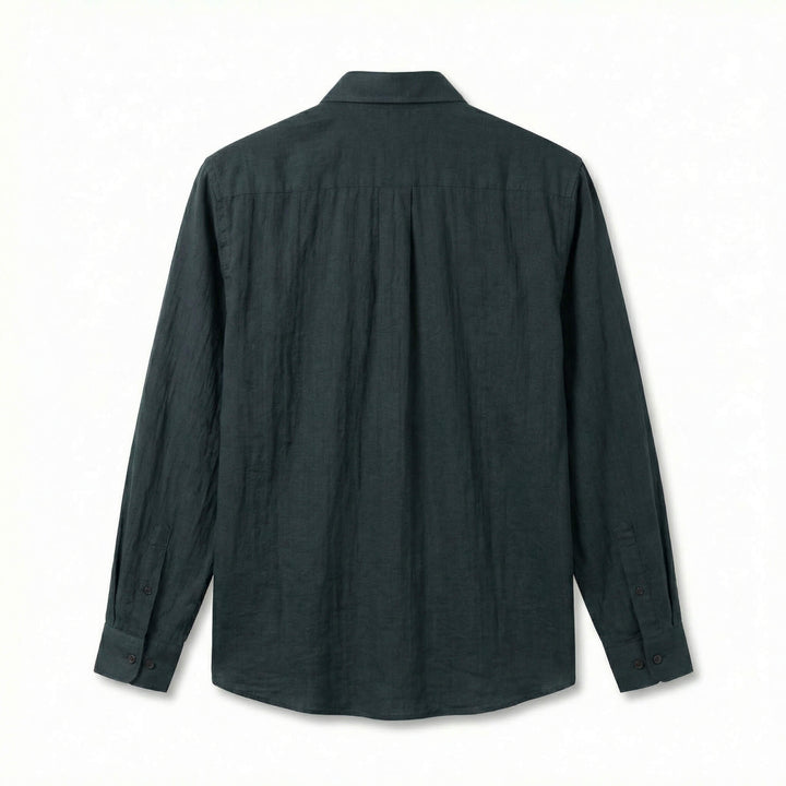 Milo | Casual Lightweight Men's Linen Shirt with Chest Pocket 6