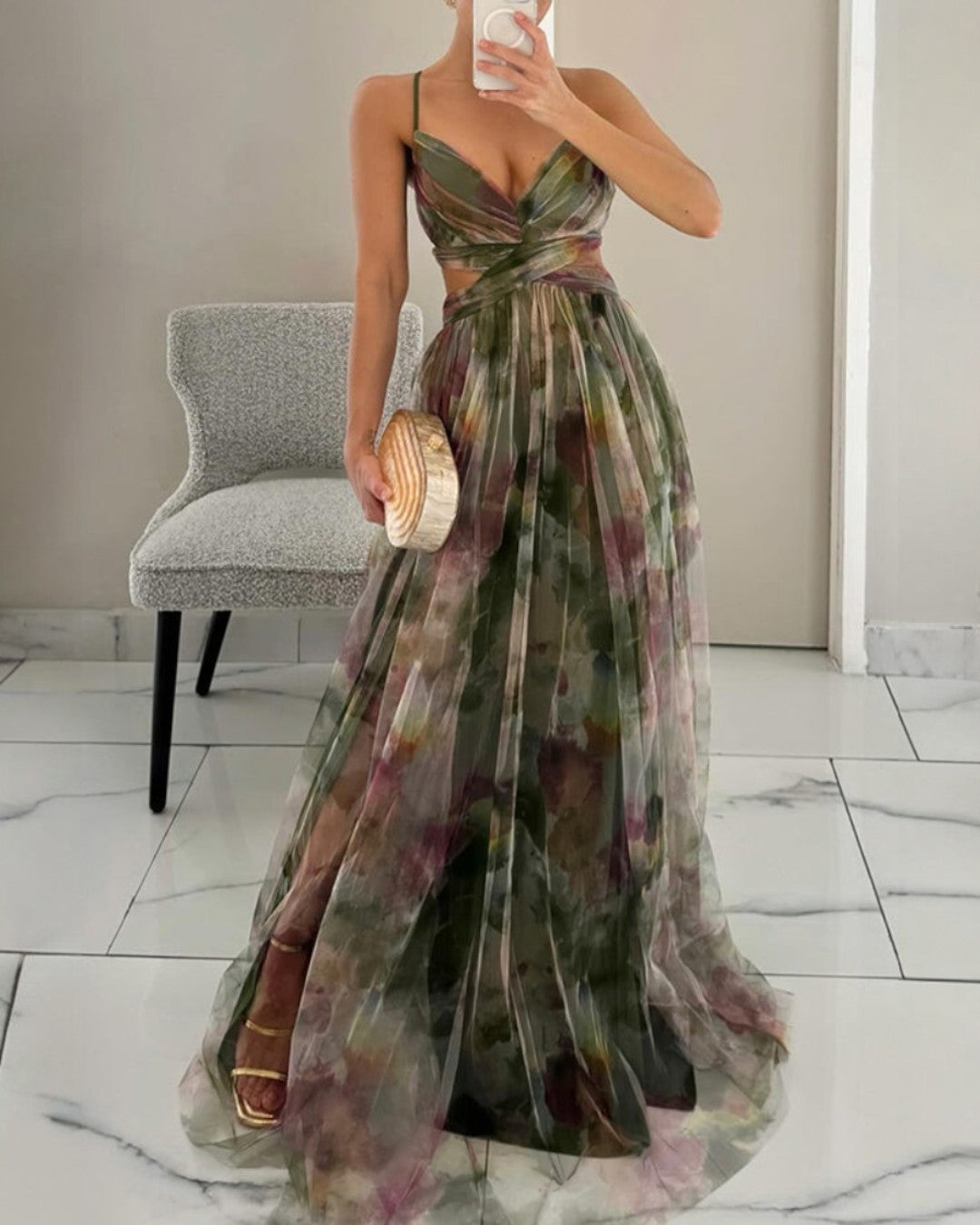 Mira | Elegant Floral Print Women’s Dress for Wedding Guests & Summer Events 1