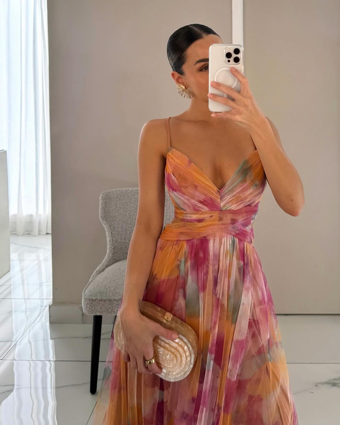 Mira | Elegant Floral Print Women’s Dress for Wedding Guests & Summer Events 5