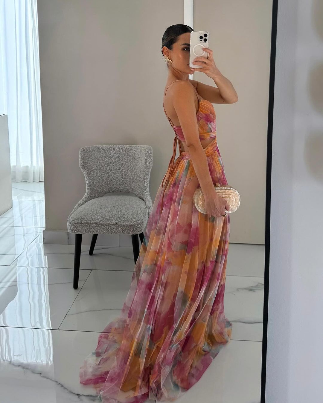 Mira | Elegant Floral Print Women’s Dress for Wedding Guests & Summer Events 6