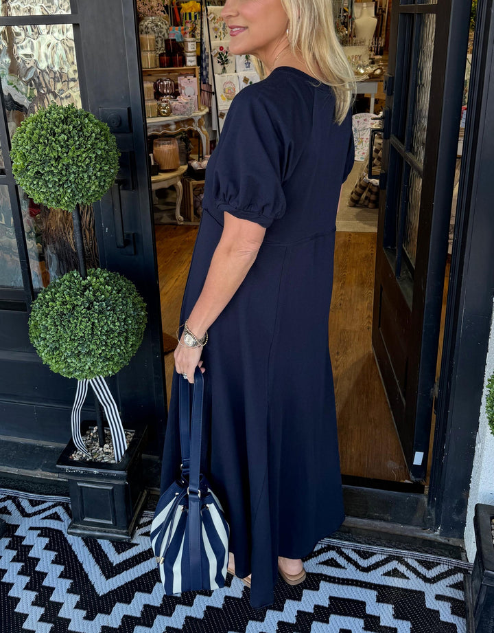 Mira | Elegant Puff Sleeve Maxi Dress for Women 1