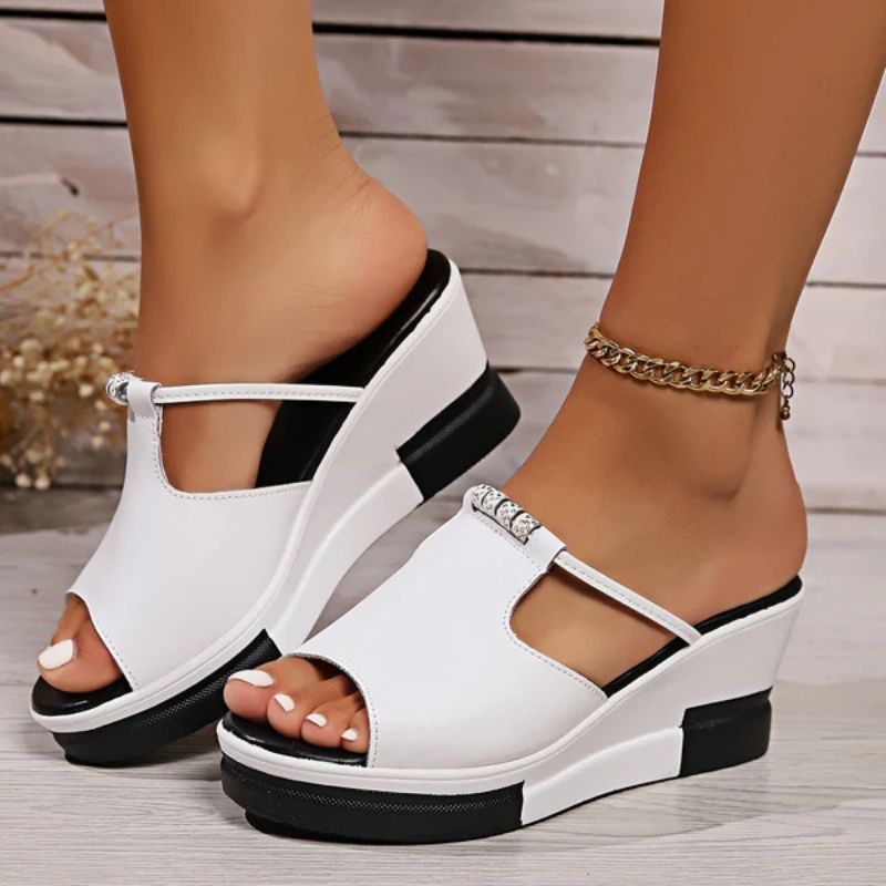 Mira | Elegant Women's Platform T-Bar Sandals 1