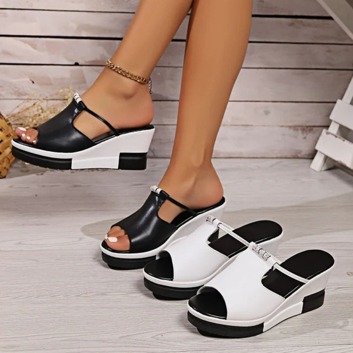 Mira | Elegant Women's Platform T-Bar Sandals 3