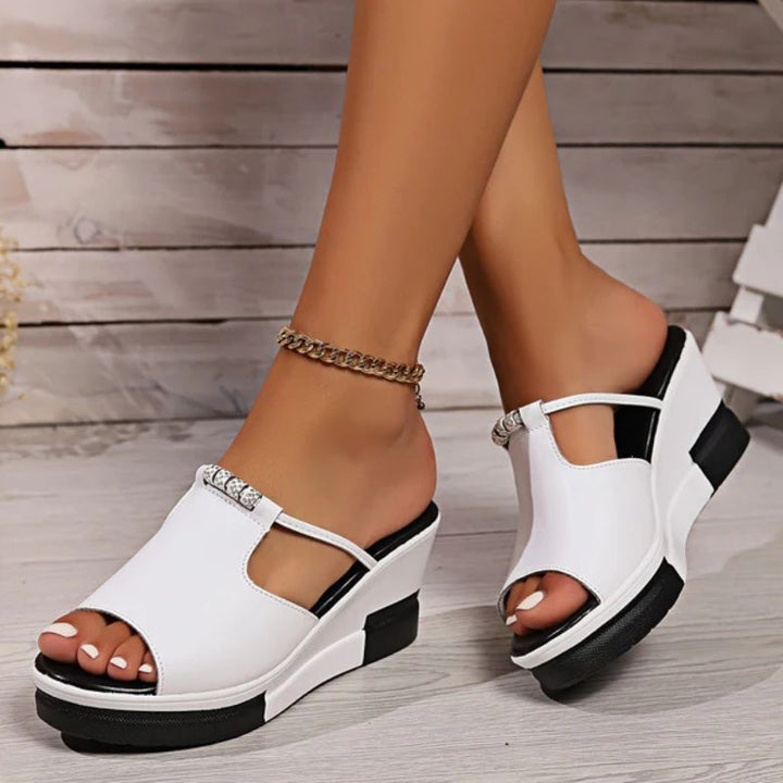 Mira | Elegant Women's Platform T-Bar Sandals 6