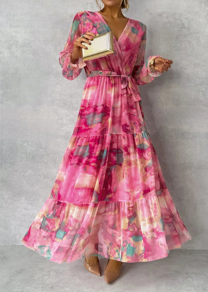 Mirella | Soft women's dress with floral print 2