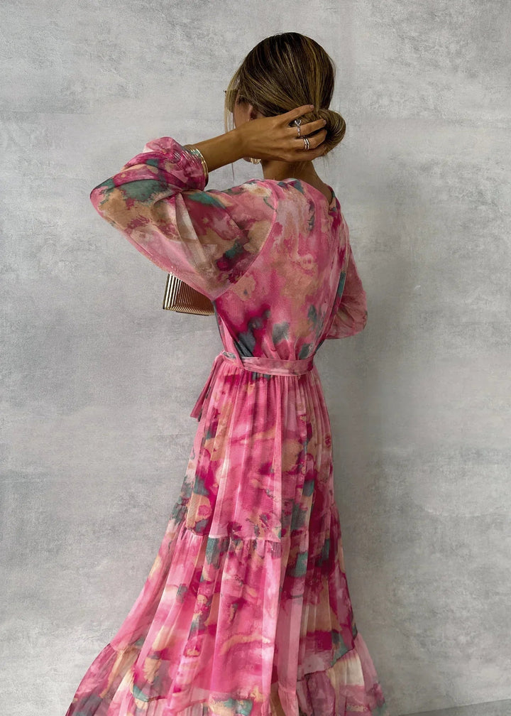 Mirella | Soft women's dress with floral print 3