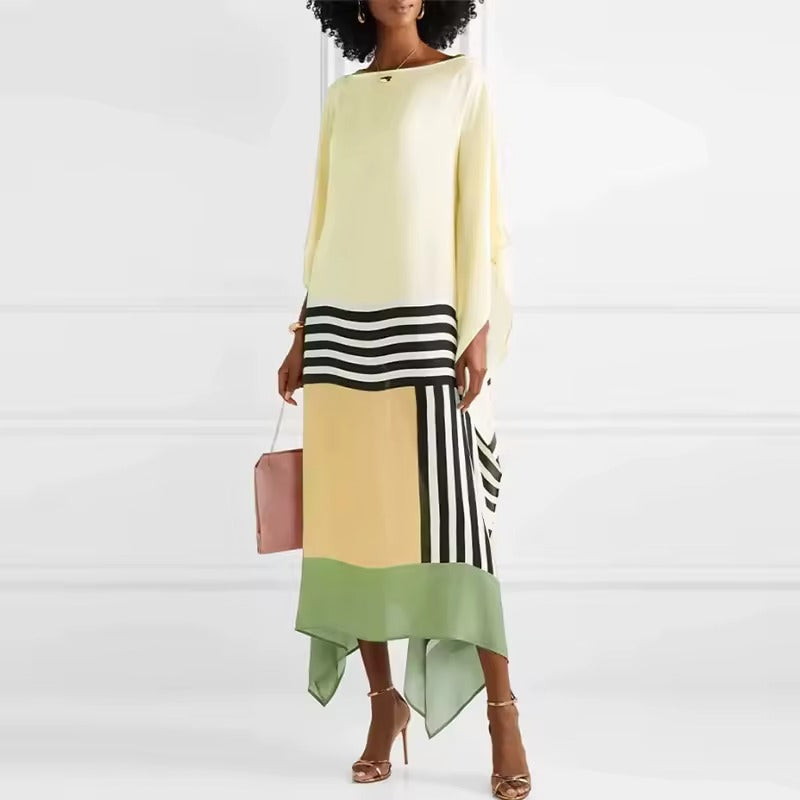 Monica | Flowing Maxi Dress with Batwing Sleeves for Women 3