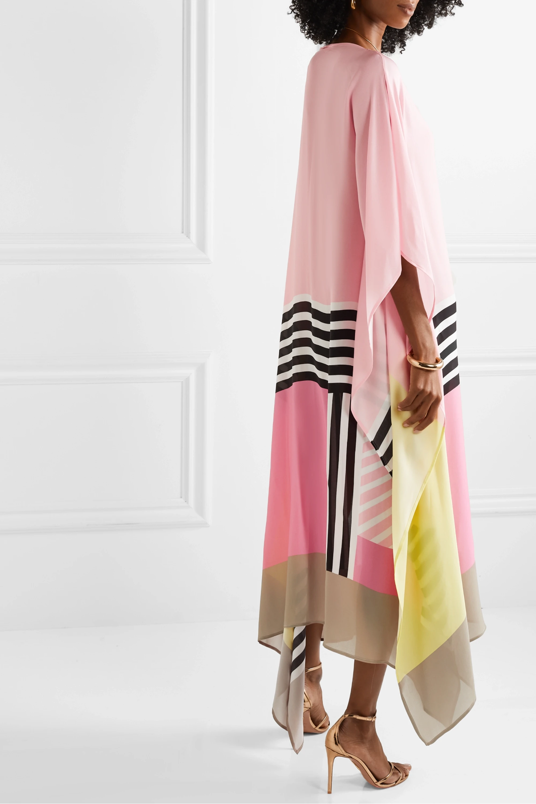 Monica | Flowing Maxi Dress with Batwing Sleeves for Women 8