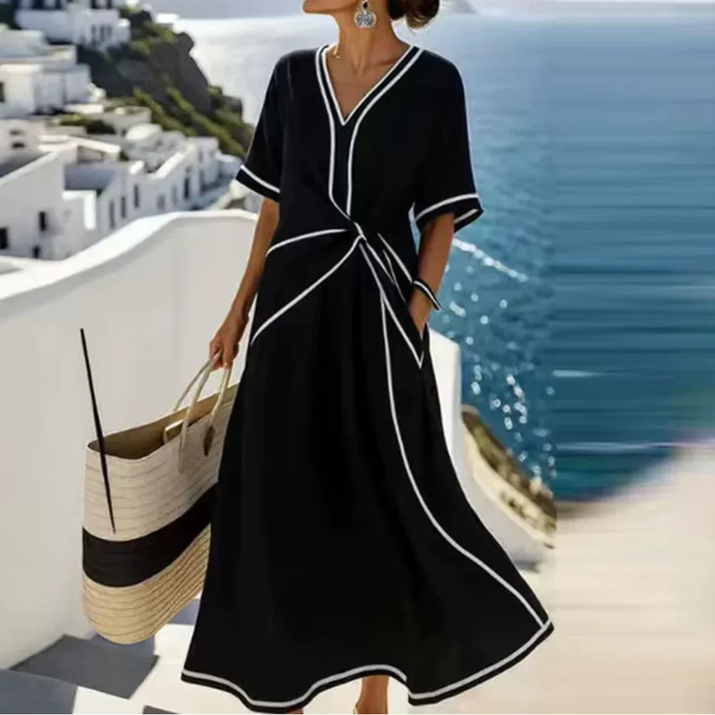 Moria | Elegant Flowy Women's Dress for Summer and Cocktail Events 4