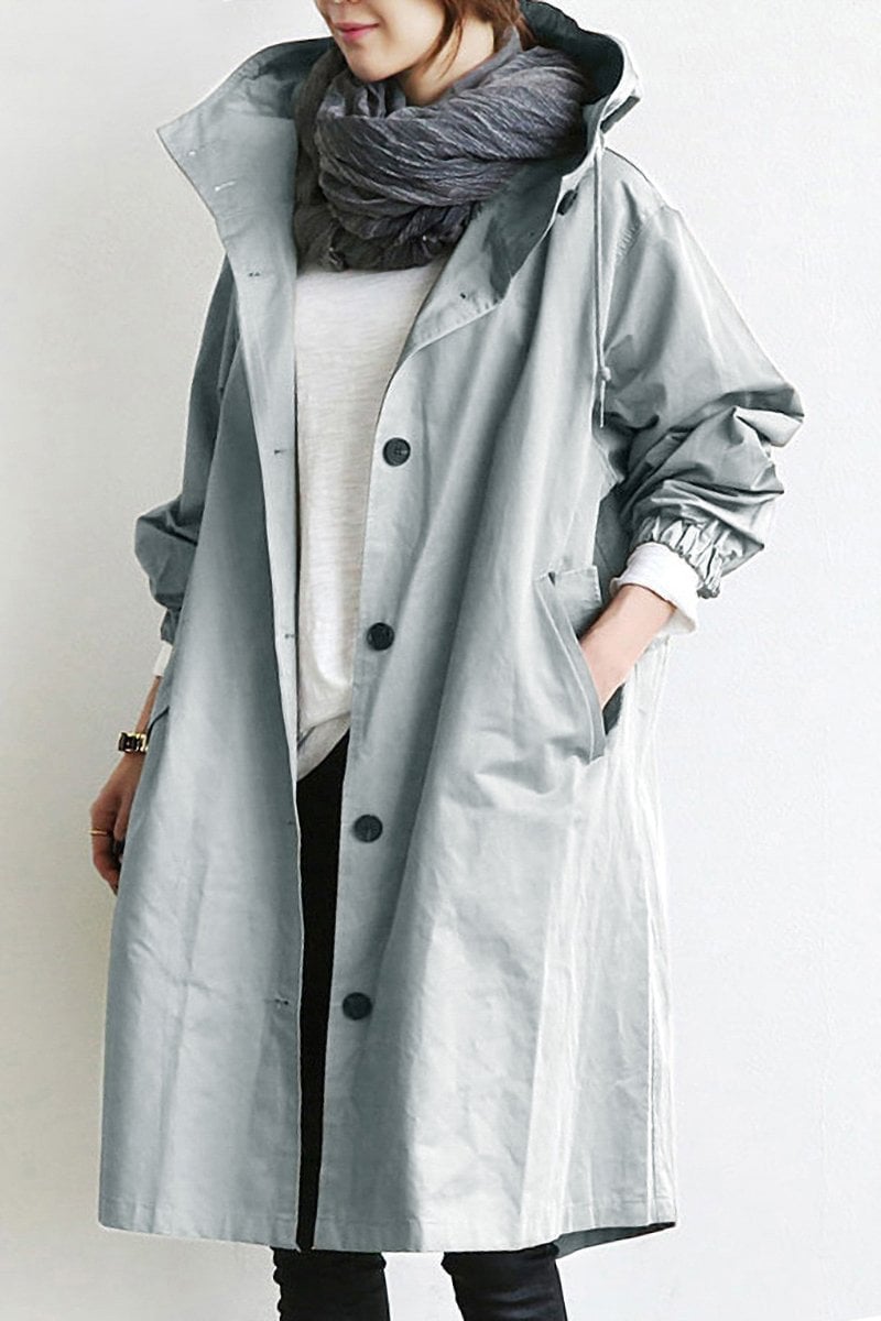 Mott | Elegant Women’s Long Hooded Jacket 4