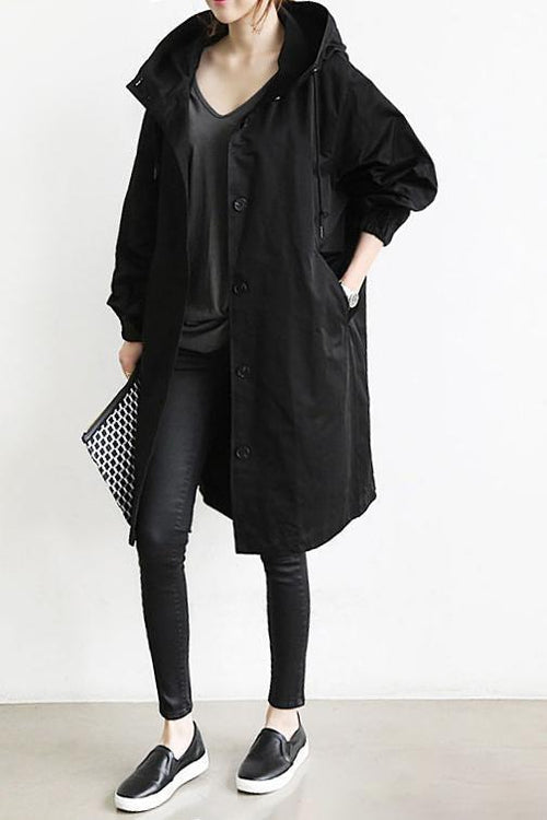 Mott | Elegant Women’s Long Hooded Jacket 5
