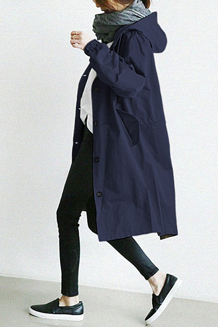 Mott | Elegant Women’s Long Hooded Jacket 7