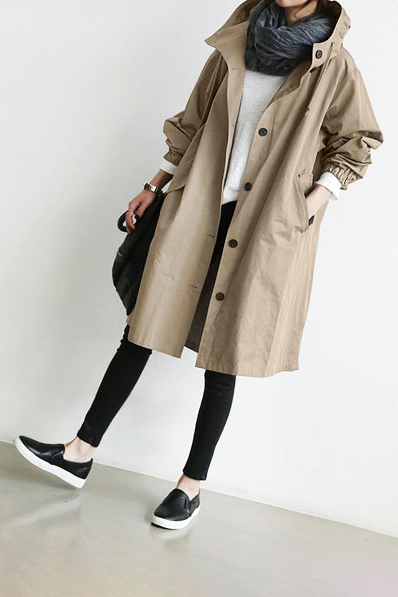 Mott | Elegant Women’s Long Hooded Jacket 8