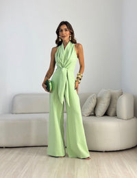Natalia | Eleganter Damen-Jumpsuit mit weitem Bein