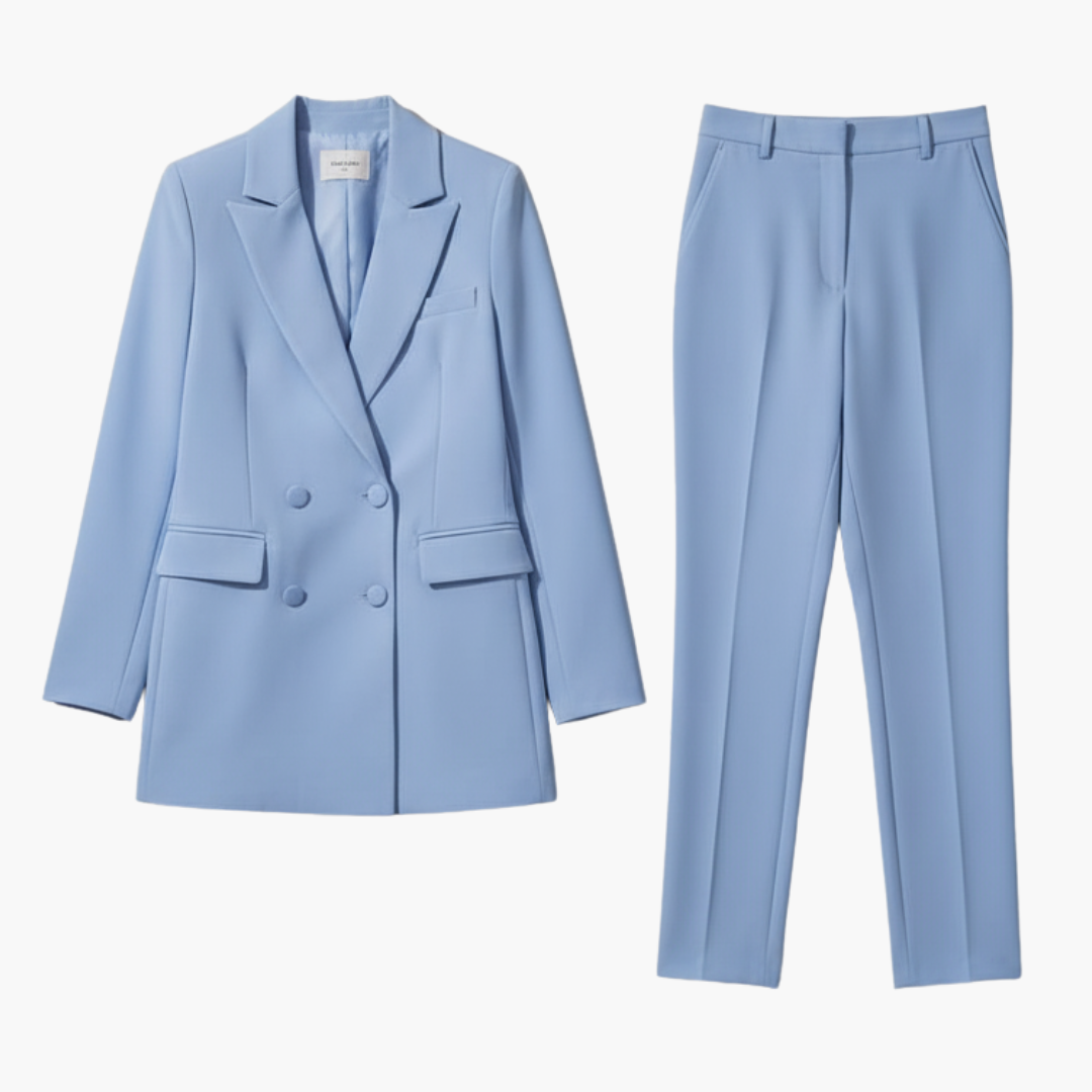 Natasha | Elegant Double-Breasted Tailored Suit Set 1