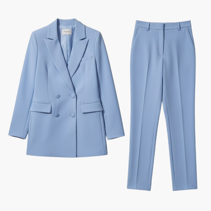 Natasha | Elegant Double-Breasted Tailored Suit Set 1