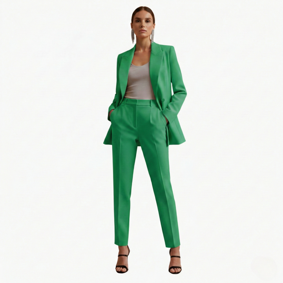 Natasha | Elegant Double-Breasted Tailored Suit Set 12