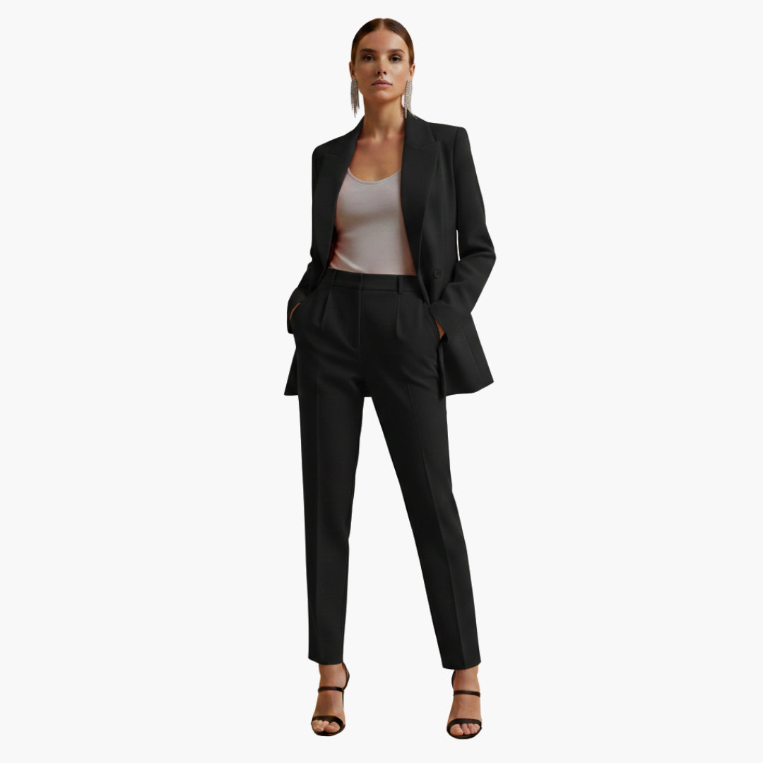 Natasha | Elegant Double-Breasted Tailored Suit Set 7