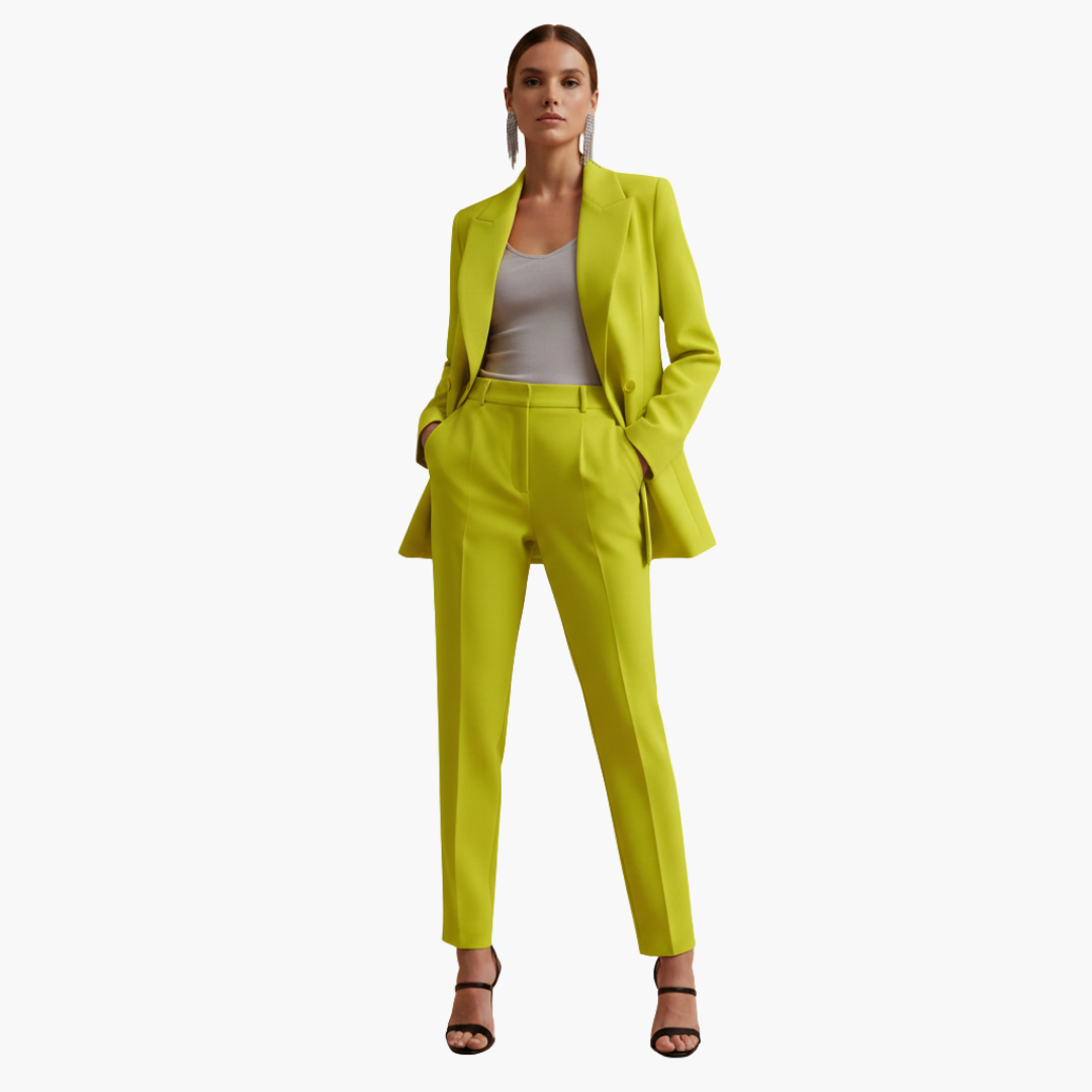 Natasha | Elegant Double-Breasted Tailored Suit Set 9