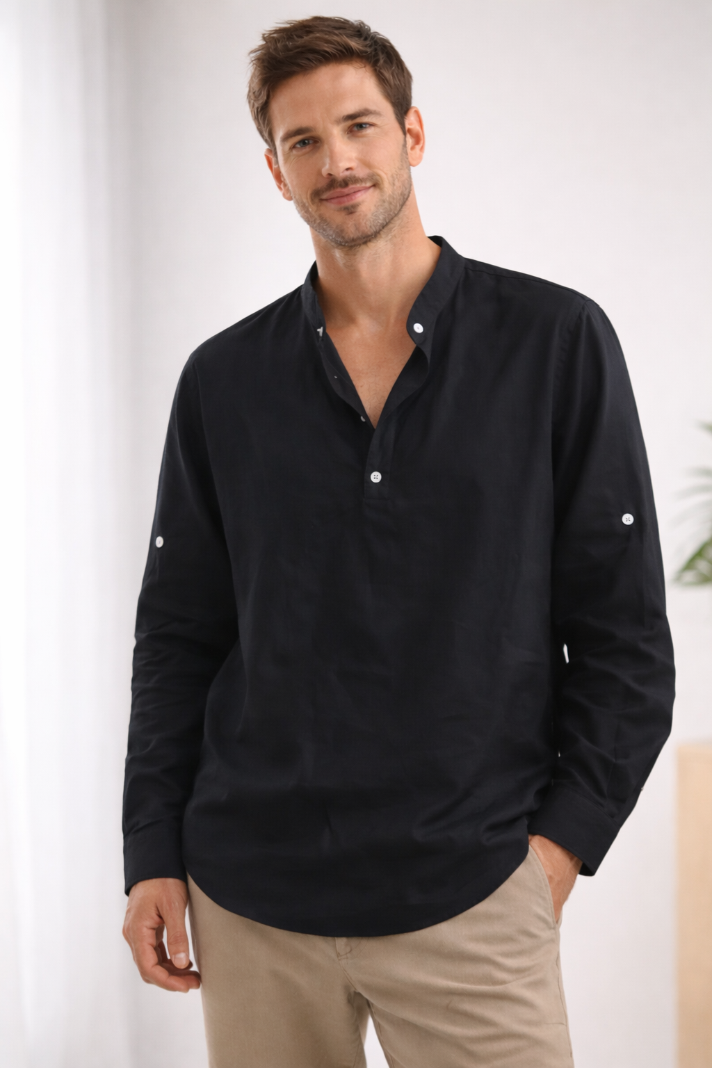 Nathan | Relaxed And Stylish Long-Sleeved Shirt 3