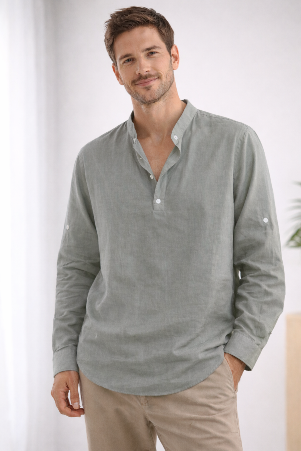 Nathan | Relaxed And Stylish Long-Sleeved Shirt 5
