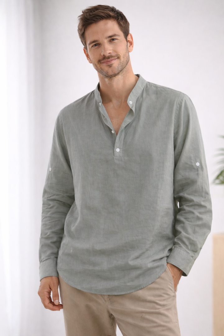 Nathan | Relaxed And Stylish Long-Sleeved Shirt 5