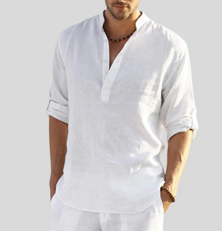 Nathan | Relaxed And Stylish Long-Sleeved Shirt 6
