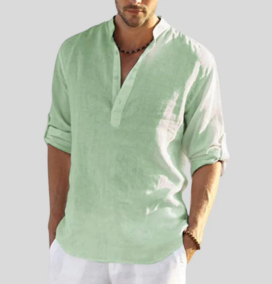 Nathan | Relaxed And Stylish Long-Sleeved Shirt 8