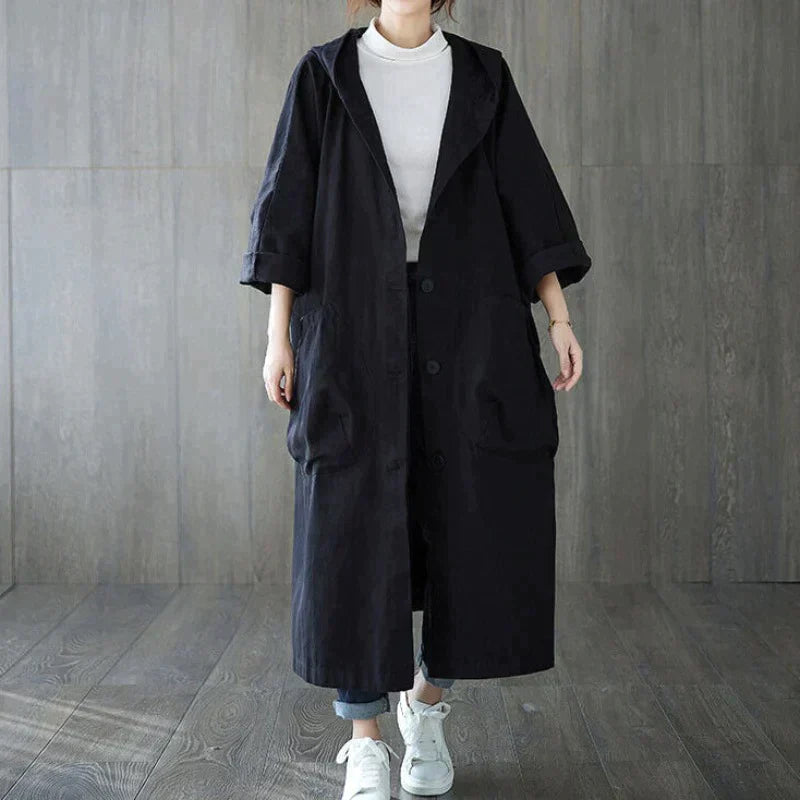Noa | Stylish and elegant oversized trench coat 0