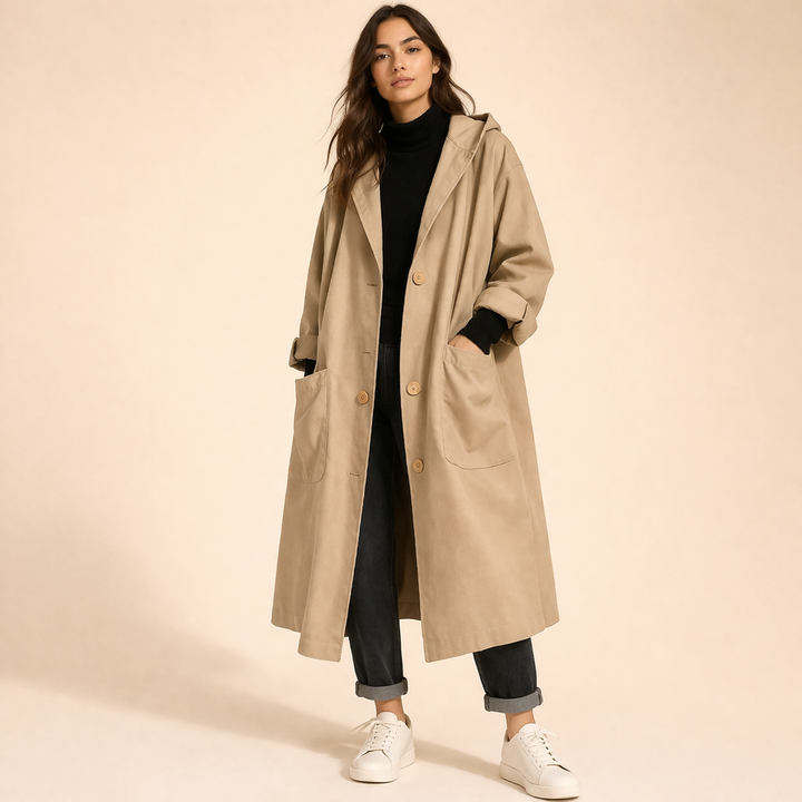 Noa | Stylish and elegant oversized trench coat 1