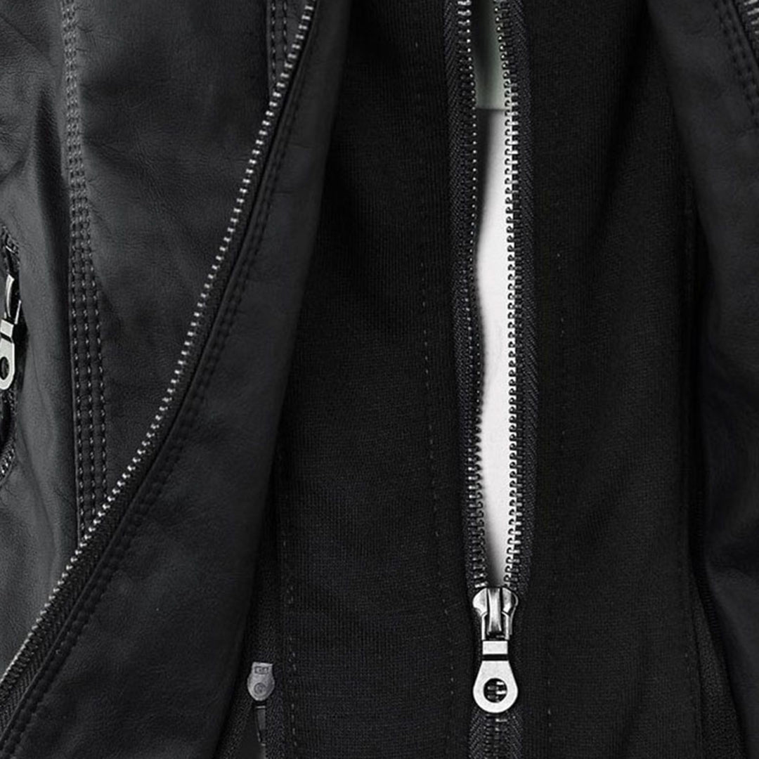 Norelle | Stylish Women’s Faux Leather Jacket with Hood 4