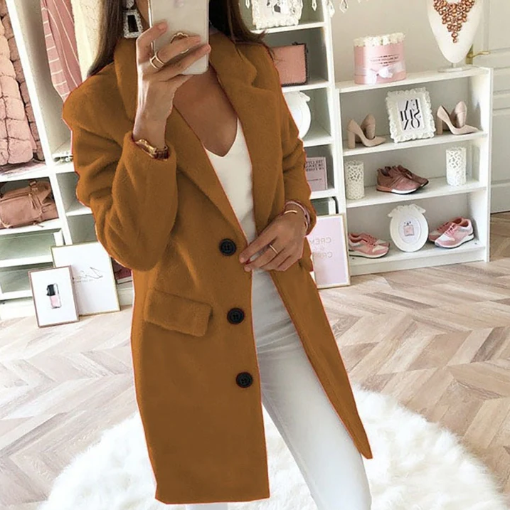 Norvella | Elegant Long Ladies Blazer 1