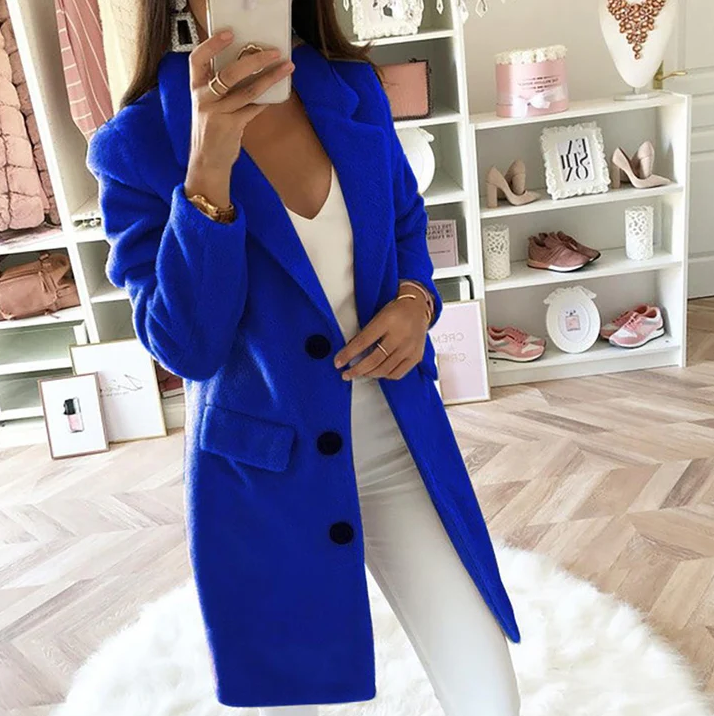 Norvella | Elegant Long Ladies Blazer 2