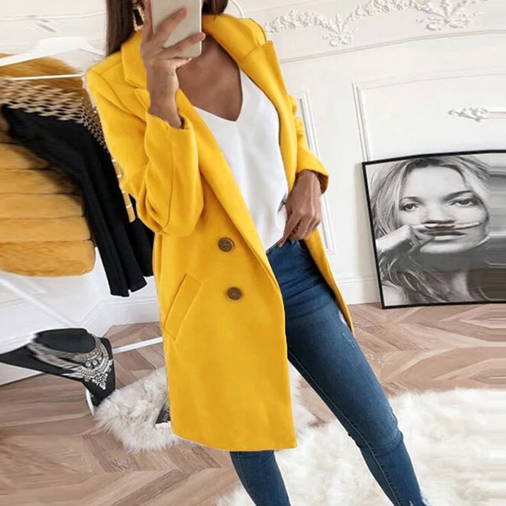 Norvella | Elegant Long Ladies Blazer 3
