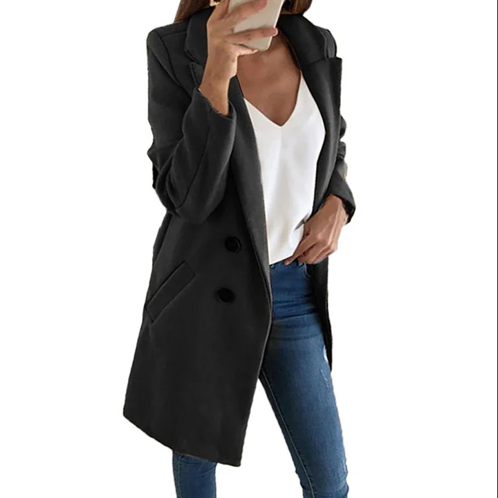 Norvella | Elegant Long Ladies Blazer 5