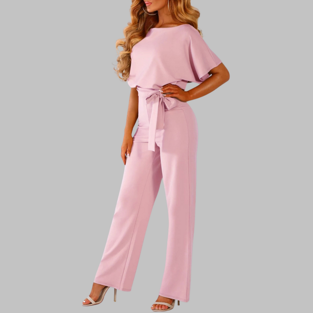 Nova | Belted Wide-Leg Elegant Jumpsuit 3