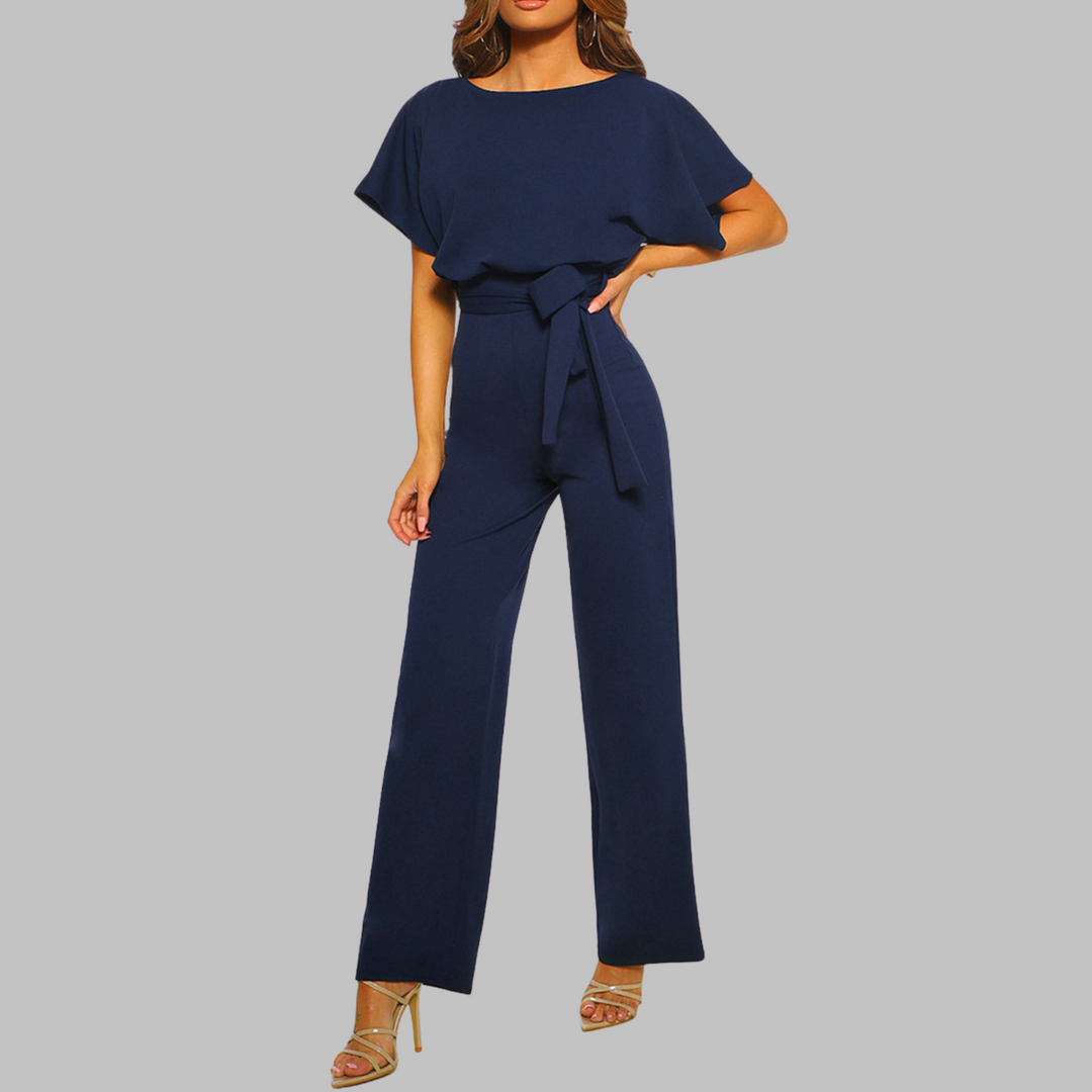 Nova | Belted Wide-Leg Elegant Jumpsuit 4