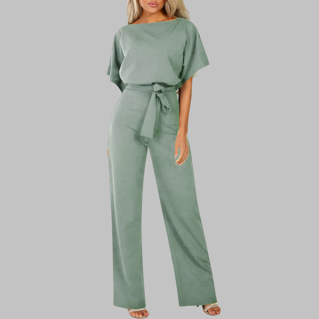 Nova | Belted Wide-Leg Elegant Jumpsuit 6